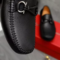 Cheap Salvatore Ferragamo Leather Shoes For Men #1381834 Replica Wholesale [$92.00 USD] [ITEM#1381834] on Replica Salvatore Ferragamo Leather Shoes