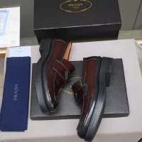 Cheap Prada Leather Shoes For Men #1381838 Replica Wholesale [$100.00 USD] [ITEM#1381838] on Replica Prada Leather Shoes