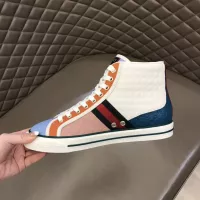 Cheap Gucci High Tops Shoes For Men #1381887 Replica Wholesale [$88.00 USD] [ITEM#1381887] on Replica Gucci High Tops Shoes