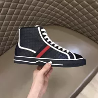 Cheap Gucci High Tops Shoes For Men #1381889 Replica Wholesale [$88.00 USD] [ITEM#1381889] on Replica Gucci High Tops Shoes