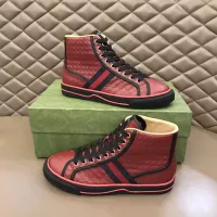 Cheap Gucci High Tops Shoes For Men #1381893 Replica Wholesale [$88.00 USD] [ITEM#1381893] on Replica Gucci High Tops Shoes