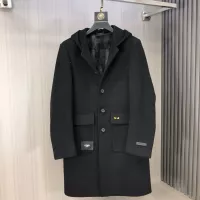 Cheap Fendi Coat Long Sleeved For Men #1381940 Replica Wholesale [$294.21 USD] [ITEM#1381940] on Replica Fendi Coat