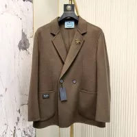 Cheap Prada Coat Long Sleeved For Men #1381950 Replica Wholesale [$264.46 USD] [ITEM#1381950] on Replica Prada Coat