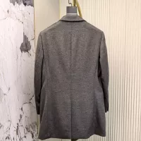 Cheap Yves Saint Laurent YSL Coat Long Sleeved For Men #1381952 Replica Wholesale [$314.05 USD] [ITEM#1381952] on Replica Yves Saint Laurent YSL Coat