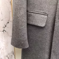 Cheap Yves Saint Laurent YSL Coat Long Sleeved For Men #1381952 Replica Wholesale [$314.05 USD] [ITEM#1381952] on Replica Yves Saint Laurent YSL Coat