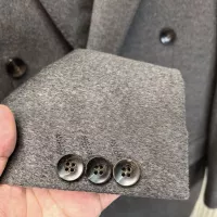 Cheap Yves Saint Laurent YSL Coat Long Sleeved For Men #1381952 Replica Wholesale [$314.05 USD] [ITEM#1381952] on Replica Yves Saint Laurent YSL Coat