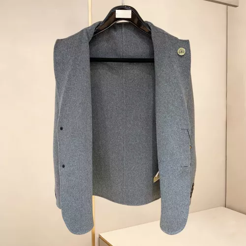 Cheap Versace Coats Long Sleeved For Men #1381962 Replica Wholesale [$247.93 USD] [ITEM#1381962] on Replica Versace Coats