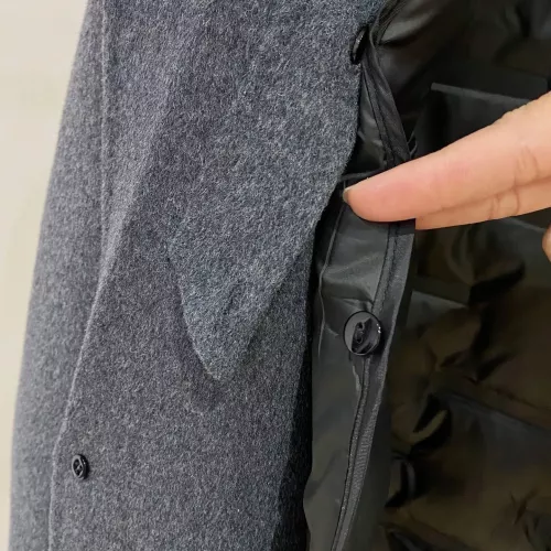 Cheap Fendi Coat Long Sleeved For Men #1381971 Replica Wholesale [$314.05 USD] [ITEM#1381971] on Replica Fendi Coat