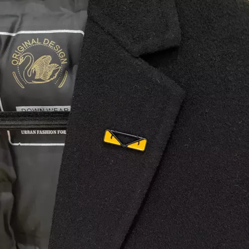 Cheap Fendi Coat Long Sleeved For Men #1381972 Replica Wholesale [$314.05 USD] [ITEM#1381972] on Replica Fendi Coat