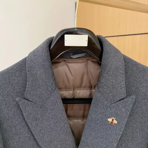 Cheap Gucci Coat Long Sleeved For Men #1381976 Replica Wholesale [$347.11 USD] [ITEM#1381976] on Replica Gucci Coat