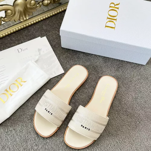 Cheap Christian Dior Slippers For Women #1381995 Replica Wholesale [$82.00 USD] [ITEM#1381995] on Replica Christian Dior Slippers