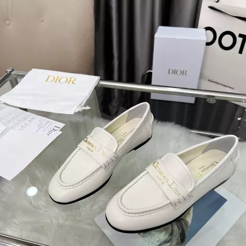 Cheap Christian Dior Leather Shoes For Women #1382009 Replica Wholesale [$105.00 USD] [ITEM#1382009] on Replica Christian Dior Leather Shoes