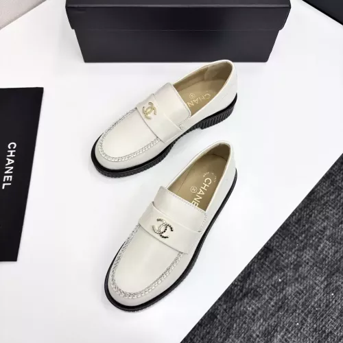 Cheap Chanel Leather Shoes For Women #1382032 Replica Wholesale [$125.00 USD] [ITEM#1382032] on Replica Chanel Leather Shoes