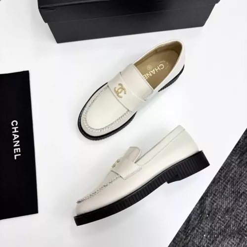 Cheap Chanel Leather Shoes For Women #1382032 Replica Wholesale [$125.00 USD] [ITEM#1382032] on Replica Chanel Leather Shoes