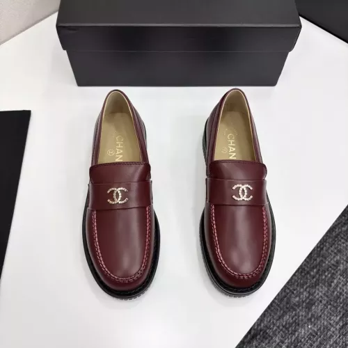 Cheap Chanel Leather Shoes For Women #1382033 Replica Wholesale [$125.00 USD] [ITEM#1382033] on Replica Chanel Leather Shoes