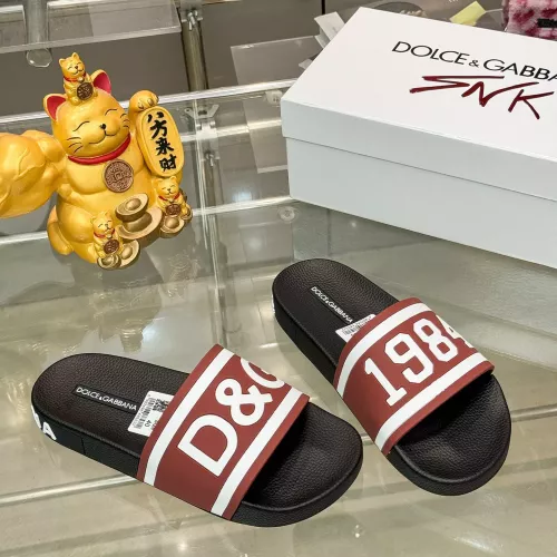 Cheap Dolce &amp; Gabbana D&amp;G Slippers For Men #1382058 Replica Wholesale [$48.00 USD] [ITEM#1382058] on Replica Dolce &amp; Gabbana D&amp;G Slippers