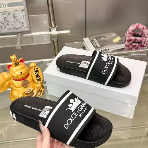 Cheap Dolce &amp; Gabbana D&amp;G Slippers For Men #1382059 Replica Wholesale [$48.00 USD] [ITEM#1382059] on Replica Dolce &amp; Gabbana D&amp;G Slippers