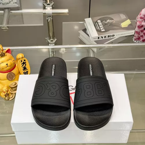 Cheap Dolce &amp; Gabbana D&amp;G Slippers For Men #1382060 Replica Wholesale [$48.00 USD] [ITEM#1382060] on Replica Dolce &amp; Gabbana D&amp;G Slippers