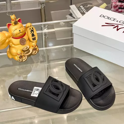 Cheap Dolce &amp; Gabbana D&amp;G Slippers For Men #1382061 Replica Wholesale [$48.00 USD] [ITEM#1382061] on Replica Dolce &amp; Gabbana D&amp;G Slippers