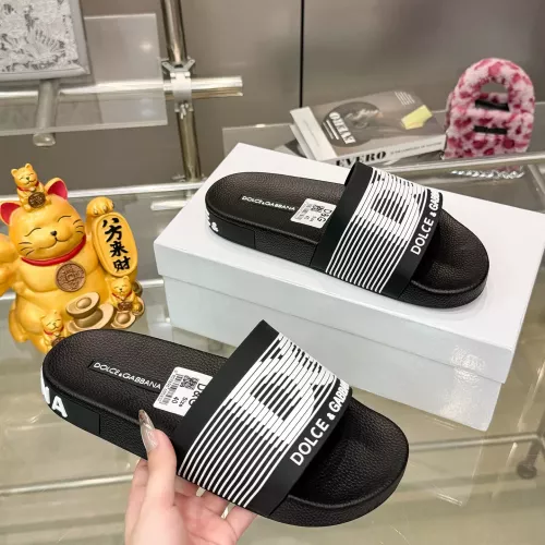 Cheap Dolce &amp; Gabbana D&amp;G Slippers For Men #1382062 Replica Wholesale [$48.00 USD] [ITEM#1382062] on Replica Dolce &amp; Gabbana D&amp;G Slippers