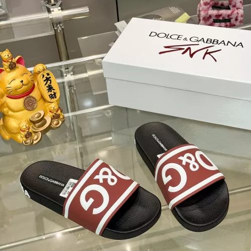 Cheap Dolce &amp; Gabbana D&amp;G Slippers For Men #1382063 Replica Wholesale [$48.00 USD] [ITEM#1382063] on Replica Dolce &amp; Gabbana D&amp;G Slippers