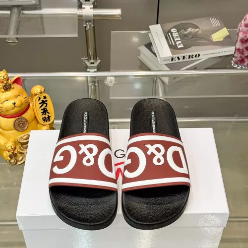 Cheap Dolce &amp; Gabbana D&amp;G Slippers For Men #1382063 Replica Wholesale [$48.00 USD] [ITEM#1382063] on Replica Dolce &amp; Gabbana D&amp;G Slippers