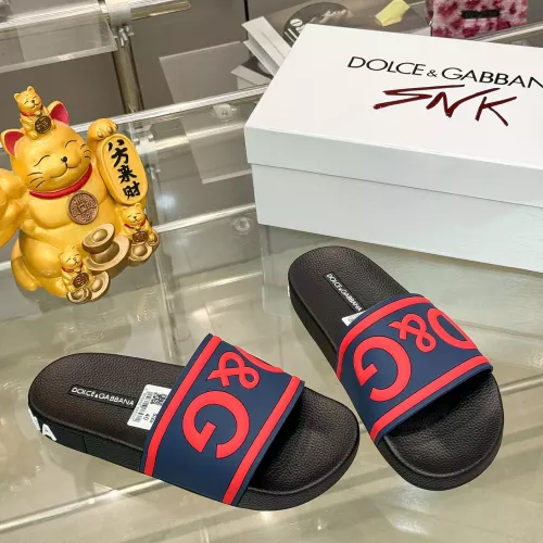 Cheap Dolce &amp; Gabbana D&amp;G Slippers For Men #1382065 Replica Wholesale [$48.00 USD] [ITEM#1382065] on Replica Dolce &amp; Gabbana D&amp;G Slippers