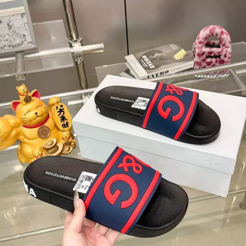 Cheap Dolce &amp; Gabbana D&amp;G Slippers For Men #1382065 Replica Wholesale [$48.00 USD] [ITEM#1382065] on Replica Dolce &amp; Gabbana D&amp;G Slippers