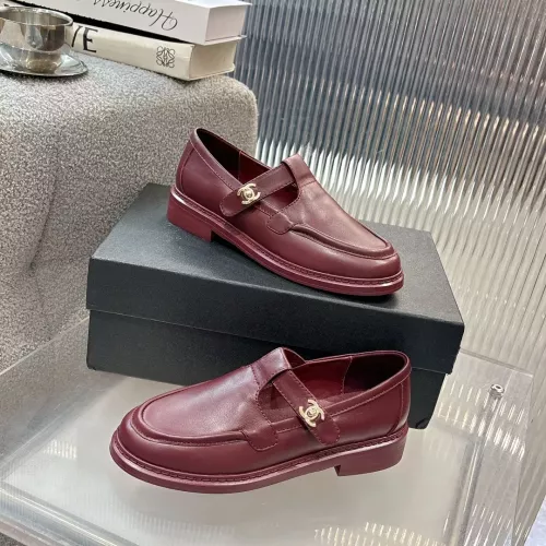 Cheap Chanel Leather Shoes For Women #1382183 Replica Wholesale [$102.00 USD] [ITEM#1382183] on Replica Chanel Leather Shoes