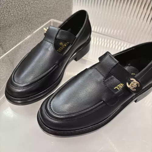 Cheap Chanel Leather Shoes For Women #1382184 Replica Wholesale [$102.00 USD] [ITEM#1382184] on Replica Chanel Leather Shoes
