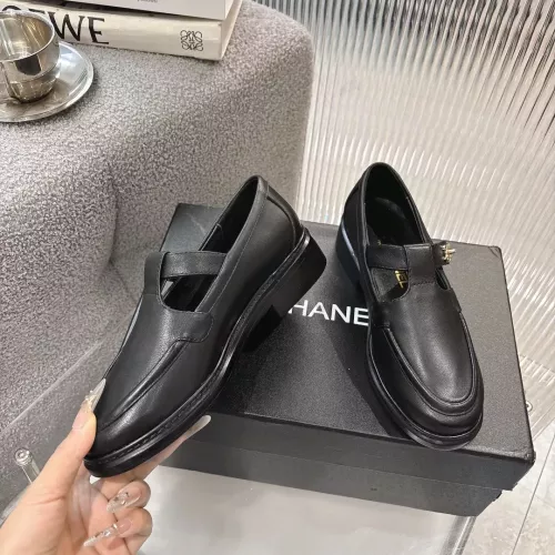 Cheap Chanel Leather Shoes For Women #1382184 Replica Wholesale [$102.00 USD] [ITEM#1382184] on Replica Chanel Leather Shoes