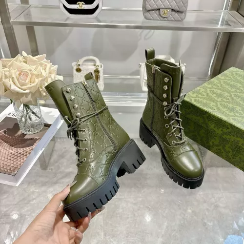 Cheap Gucci Boots For Women #1382255 Replica Wholesale [$128.00 USD] [ITEM#1382255] on Replica Gucci Boots
