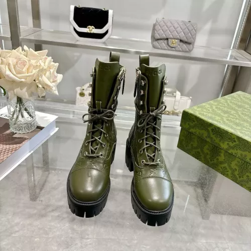 Cheap Gucci Boots For Women #1382255 Replica Wholesale [$128.00 USD] [ITEM#1382255] on Replica Gucci Boots