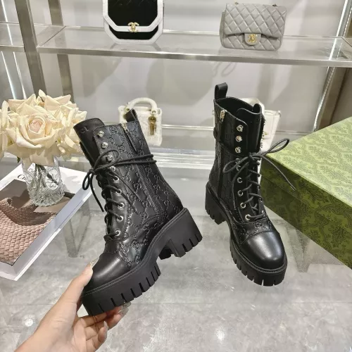 Cheap Gucci Boots For Women #1382256 Replica Wholesale [$128.00 USD] [ITEM#1382256] on Replica Gucci Boots