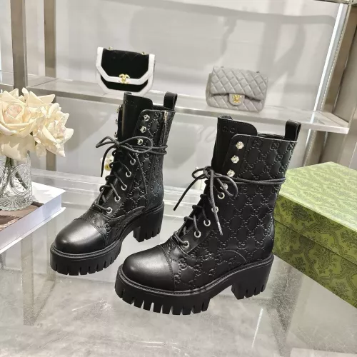 Cheap Gucci Boots For Women #1382256 Replica Wholesale [$128.00 USD] [ITEM#1382256] on Replica Gucci Boots