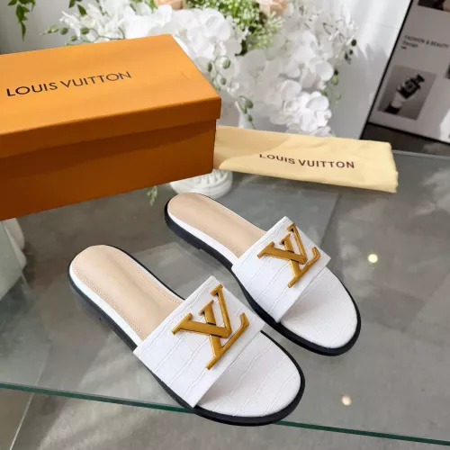 Cheap Louis Vuitton Slippers For Women #1382283 Replica Wholesale [$82.00 USD] [ITEM#1382283] on Replica Louis Vuitton Slippers