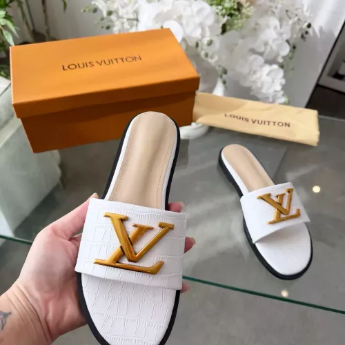 Cheap Louis Vuitton Slippers For Women #1382283 Replica Wholesale [$82.00 USD] [ITEM#1382283] on Replica Louis Vuitton Slippers