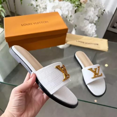 Cheap Louis Vuitton Slippers For Women #1382283 Replica Wholesale [$82.00 USD] [ITEM#1382283] on Replica Louis Vuitton Slippers