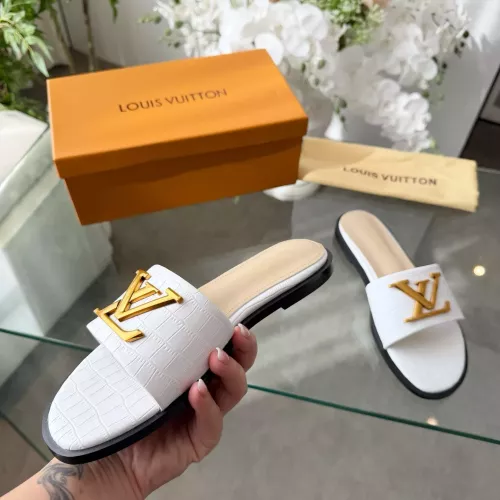 Cheap Louis Vuitton Slippers For Women #1382283 Replica Wholesale [$82.00 USD] [ITEM#1382283] on Replica Louis Vuitton Slippers