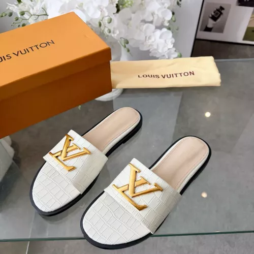 Cheap Louis Vuitton Slippers For Women #1382284 Replica Wholesale [$82.00 USD] [ITEM#1382284] on Replica Louis Vuitton Slippers