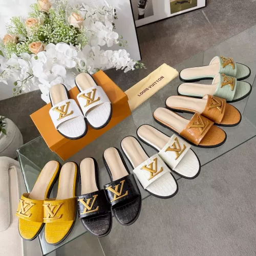 Cheap Louis Vuitton Slippers For Women #1382284 Replica Wholesale [$82.00 USD] [ITEM#1382284] on Replica Louis Vuitton Slippers