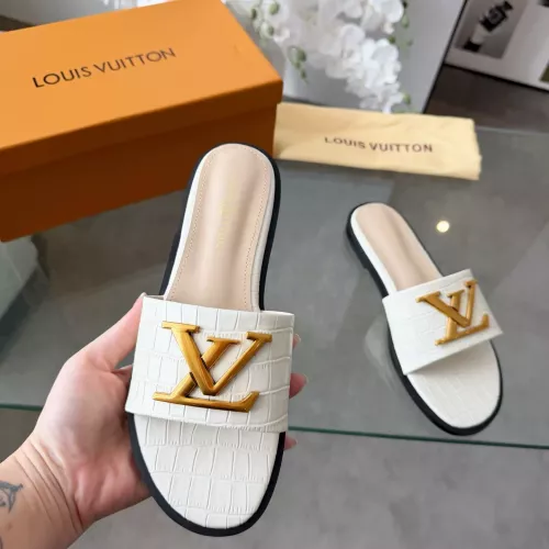 Cheap Louis Vuitton Slippers For Women #1382284 Replica Wholesale [$82.00 USD] [ITEM#1382284] on Replica Louis Vuitton Slippers