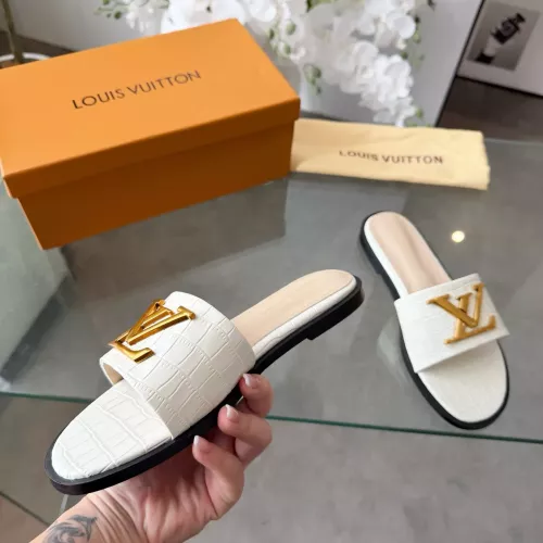 Cheap Louis Vuitton Slippers For Women #1382284 Replica Wholesale [$82.00 USD] [ITEM#1382284] on Replica Louis Vuitton Slippers