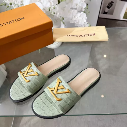 Cheap Louis Vuitton Slippers For Women #1382285 Replica Wholesale [$82.00 USD] [ITEM#1382285] on Replica Louis Vuitton Slippers