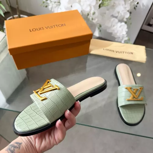 Cheap Louis Vuitton Slippers For Women #1382285 Replica Wholesale [$82.00 USD] [ITEM#1382285] on Replica Louis Vuitton Slippers