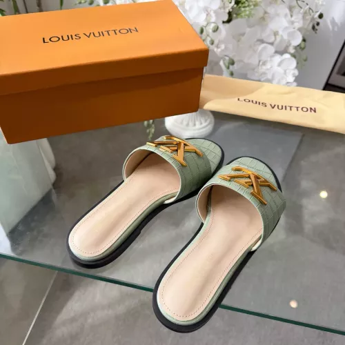Cheap Louis Vuitton Slippers For Women #1382285 Replica Wholesale [$82.00 USD] [ITEM#1382285] on Replica Louis Vuitton Slippers