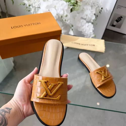 Cheap Louis Vuitton Slippers For Women #1382287 Replica Wholesale [$82.00 USD] [ITEM#1382287] on Replica Louis Vuitton Slippers