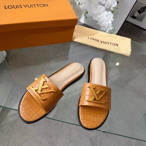 Cheap Louis Vuitton Slippers For Women #1382287 Replica Wholesale [$82.00 USD] [ITEM#1382287] on Replica Louis Vuitton Slippers