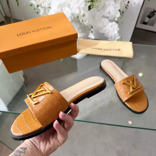 Cheap Louis Vuitton Slippers For Women #1382287 Replica Wholesale [$82.00 USD] [ITEM#1382287] on Replica Louis Vuitton Slippers