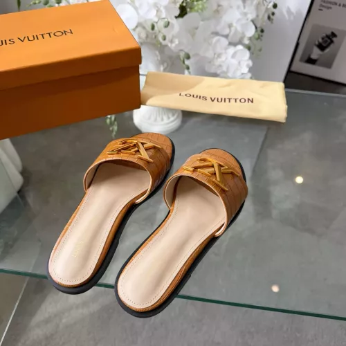 Cheap Louis Vuitton Slippers For Women #1382287 Replica Wholesale [$82.00 USD] [ITEM#1382287] on Replica Louis Vuitton Slippers